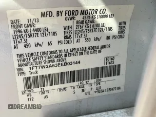 2014 Ford F-250 XL with VIN 1FT7W2A63EEB03144, listed as a Copart auction lot 83950514 with 226,133 mi miles and Clean title. Bid and sale history available at DreamBid. Image 10.