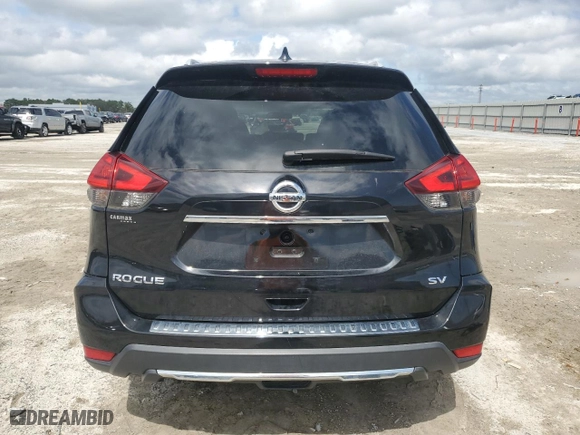2017 Nissan Rogue SV with VIN 5N1AT2MT1HC812456, listed as a Copart auction lot 48506285 with 95,176 mi miles and Salvage Title. Bid and sale history available at carsss.com. Image 6.