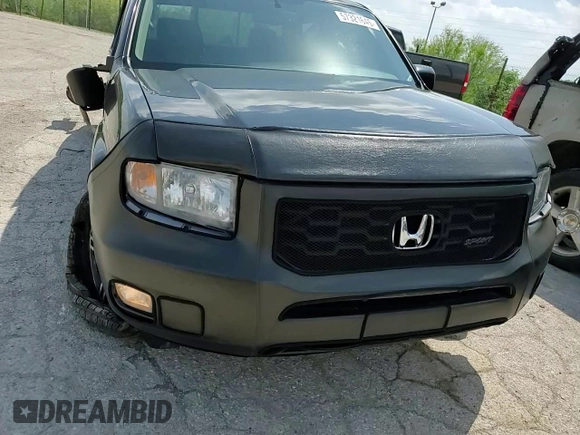2014 Honda Ridgeline Sport with VIN 5FPYK1F78EB008533, listed as a Copart auction lot 57321645 with 160,623 mi miles and Salvage title. Bid and sale history available at DreamBid. Image 13.