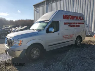 2012 Nissan NV SV with VIN 1N6AF0LYXCN115147, listed as a Copart auction lot 79483744 with 304,076 mi miles and Salvage Title. Bid and sale history available at carsss.com. Image 1.