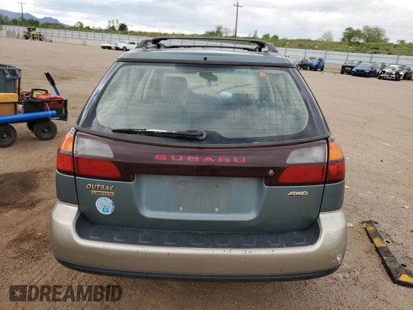 2001 Subaru Legacy Outback Limited z VIN 4S3BH686617657326, wystawiony jako Copart lot #57578275 z przebiegiem 148 396 mil mil oraz Szkoda całkowita • Salvage title. Historia ofert i sprzedaży dostępna na DreamBid. Obrazek 6.