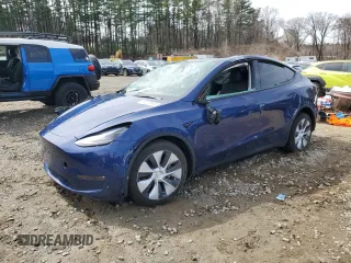 2024 Tesla Model Y Long Range with VIN 7SAYGDEE6RF036075, listed as a Copart auction lot 51275845 with Not Provided miles and Salvage Title. Bid and sale history available at DreamBid. Image 1.