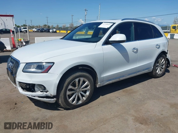 2015 Audi Q5 Premium Plus with VIN WA1LFAFP6FA096946, listed as a IAAI auction lot 41956824 with 97,328 mi miles and . Bid and sale history available at DreamBid. Image 18.