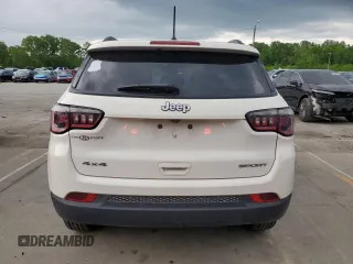 2017 Jeep Compass Sport с VIN 3C4NJDAB5HT620576, выставлен на аукционе Copart как лот 55347785 с пробегом 52 887 миль миль и Списание • Salvage title. История ставок и продаж доступна на DreamBid. Изображение 6.