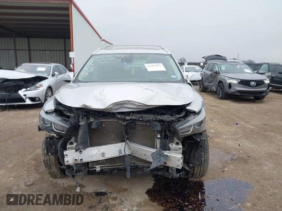 2017 Infiniti QX60 with VIN 5N1DL0MN6HC558858, listed as a IAAI auction lot 41609840 with 70,623 mi miles. Bid and sale history available at carsss.com. Image 12.
