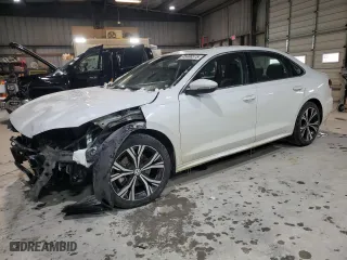 2021 Volkswagen Passat 2.0T SE with VIN 1VWSA7A37MC007746, listed as a Copart auction lot 45486515 with 122,060 mi miles and Salvage Title. Bid and sale history available at carsss.com. Image 1.
