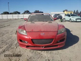 2004 Mazda RX-8 with VIN JM1FE173340122567, listed as a Copart auction lot 76424894 with 136,772 mi miles and Clean Title. Bid and sale history available at carsss.com. Image 5.
