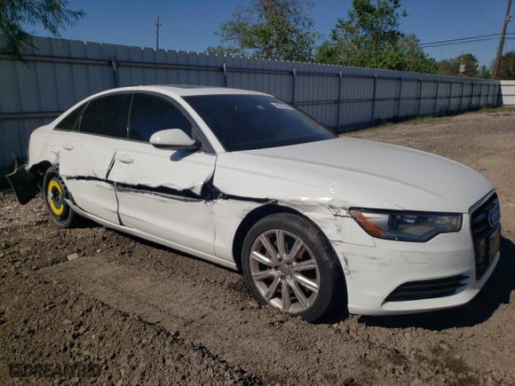 2015 Audi A6 2.0T Premium with VIN WAUCFAFC0FN025041, listed as a Copart auction lot 80315844 with 168,619 mi miles and Salvage Title. Bid and sale history available at carsss.com. Image 4.