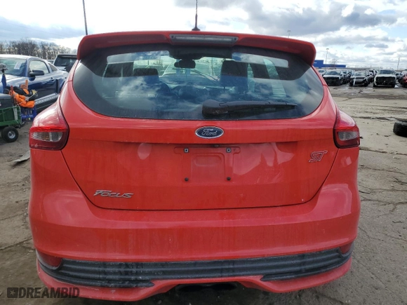 2017 Ford Focus ST with VIN 1FADP3L93HL341045, listed as a Copart auction lot 43318915 with 60,742 mi miles and Clean Title. Bid and sale history available at carsss.com. Image 6.