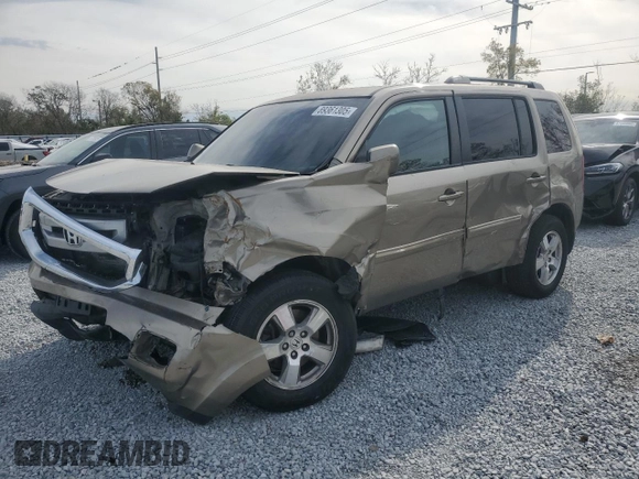 2011 Honda Pilot EX with VIN 5FNYF3H46BB037973, listed as a Copart auction lot 89361305 with 208,568 mi miles and Salvage Title. Bid and sale history available at carsss.com. Image 1.