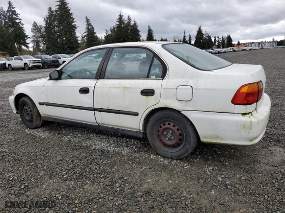 2000 Honda Civic LX with VIN JHMEJ6678YS006606, listed as a Copart auction lot 51160965 with 124,011 mi miles and Salvage Title. Bid and sale history available at carsss.com. Image 2.