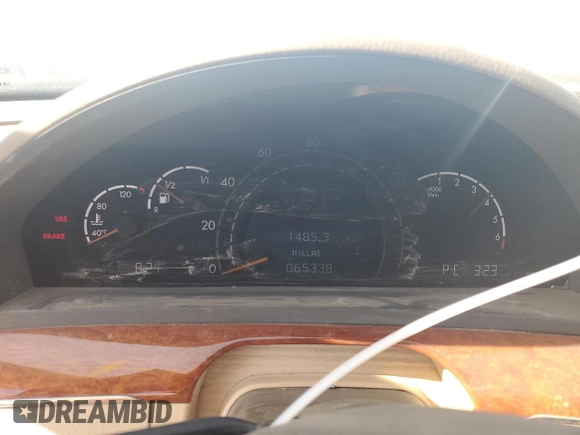 2003 Mercedes-Benz S 4.3L with VIN WDBNG70J23A369247, listed as a Copart auction lot 49880395 with Not Provided miles and Salvage Title. Bid and sale history available at carsss.com. Image 9.