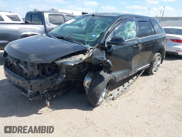 2013 Ford Edge Limited with VIN 2FMDK3KC1DBA18155, listed as a IAAI auction lot 41806629 with 124,080 mi miles. Bid and sale history available at carsss.com. Image 2.