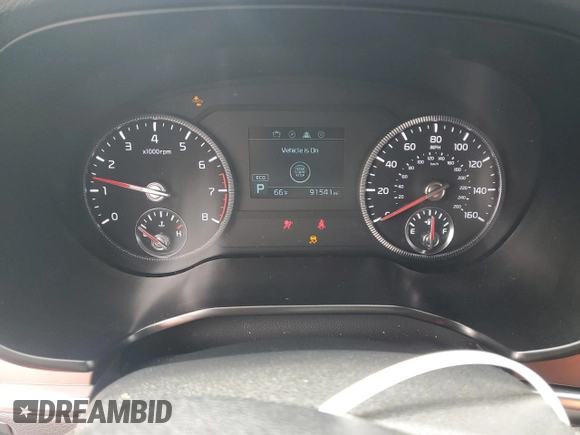 2022 Kia Telluride S with VIN 5XYP6DHCXNG244422, listed as a Copart auction lot 55482305 with 91,541 mi miles and Salvage Title. Bid and sale history available at DreamBid. Image 9.