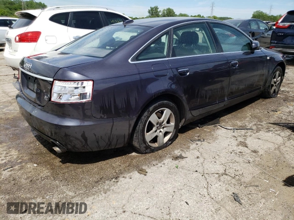 2005 Audi A6 with VIN WAUDG74F85N102609, listed as a Copart auction lot 59572414 with 174,527 mi miles and Salvage Title. Bid and sale history available at carsss.com. Image 3.