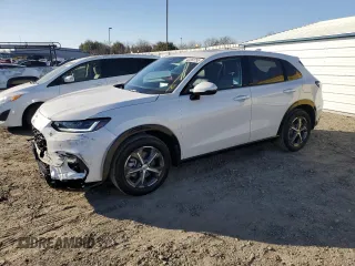2025 Honda HR-V EX-L with VIN 3CZRZ1H76SM722801, listed as a Copart auction lot 42260755 with 55 mi miles and Salvage Title. Bid and sale history available at carsss.com. Image 1.