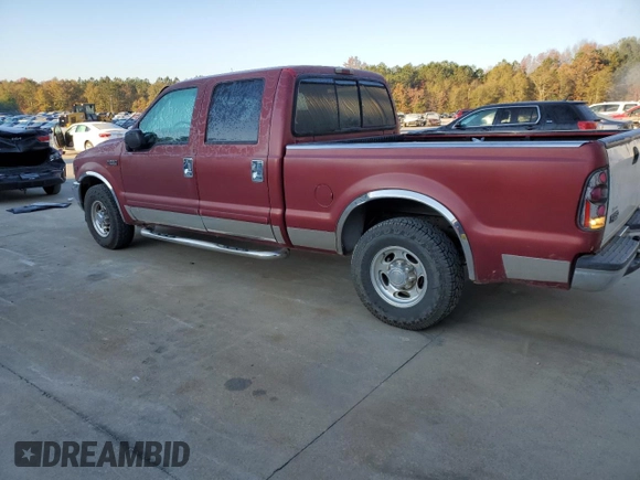 2001 Ford Super Duty F-250 XL with VIN 1FTNW20L21EB21224, listed as a Copart auction lot 81508664 with 167,027 mi miles and Salvage Title. Bid and sale history available at carsss.com. Image 2.