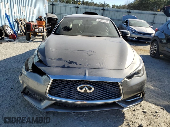 2017 Infiniti Q60 Premium with VIN JN1CV7EL3HM320964, listed as a Copart auction lot 47350085 with 91,745 mi miles and Clean title. Bid and sale history available at DreamBid. Image 5.