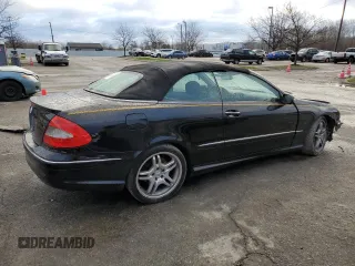 2009 Mercedes-Benz CLK 550 with VIN WDBTK72F29T102928, listed as a Copart auction lot 81982294 with 103,022 mi miles and Salvage Title. Bid and sale history available at DreamBid. Image 3.