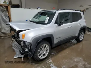 2021 Jeep Renegade Latitude z VIN ZACNJCBB5MPM26766, wystawiony jako Copart lot #52947215 z przebiegiem 18 873 mil mil oraz Szkoda całkowita • Salvage title. Historia ofert i sprzedaży dostępna na DreamBid. Obrazek 1.