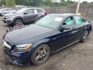 2020 Mercedes-Benz C 43 AMG with VIN W1KWF6EB0LR596187, listed as a IAAI auction lot 42644855 with 64,260 mi miles and . Bid and sale history available at DreamBid. Image 2.
