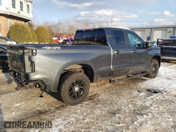 2021 Chevrolet Silverado 1500 RST with VIN 1GCRYEEDXMZ138249, listed as a Copart auction lot 88353205 with 48,338 mi miles and Salvage Title. Bid and sale history available at DreamBid. Image 3.