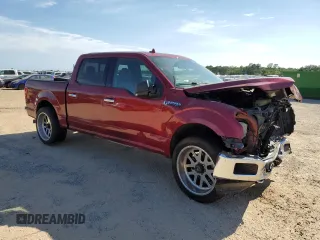 2018 Ford F-150 XL with VIN 1FTEW1E59JFB24071, listed as a Copart auction lot 57824085 with 102,291 mi miles and Salvage title. Bid and sale history available at DreamBid. Image 4.