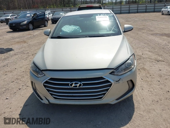 2017 Hyundai Elantra Limited with VIN 5NPD84LF1HH075595, listed as a IAAI auction lot 41899349 with 125,051 mi miles. Bid and sale history available at carsss.com. Image 11.