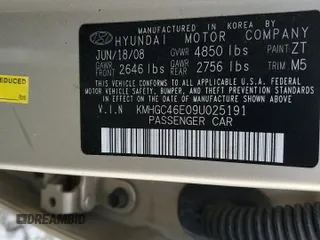 2009 Hyundai Genesis z VIN KMHGC46E09U025191, wystawiony jako Copart lot #54152425 z przebiegiem 169 783 mil mil oraz Szkody całkowita. Historia ofert i sprzedaży dostępna na DreamBid. Obrazek 12.