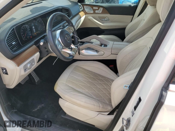 2022 Mercedes-Benz GLE 53 AMG with VIN 4JGFB6BB4NA592117, listed as a Copart auction lot 72260024 with 32,775 mi miles and Salvage title. Bid and sale history available at DreamBid. Image 7.