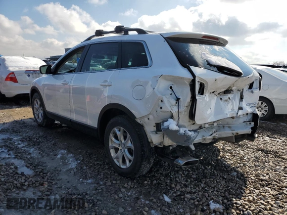 2012 Mazda CX-9 Touring with VIN JM3TB3CA6C0367655, listed as a Copart auction lot 46128995 with 0 mi miles and Salvage Title. Bid and sale history available at carsss.com. Image 2.