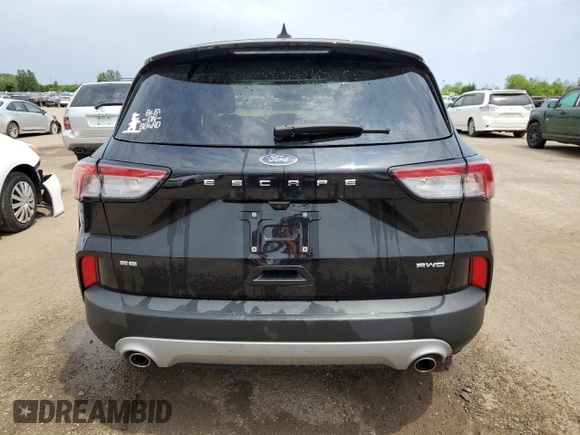 2022 Ford Escape SE with VIN 1FMCU9G61NUB54244, listed as a Copart auction lot 60967735 with 64,033 mi miles and Clean title. Bid and sale history available at DreamBid. Image 6.