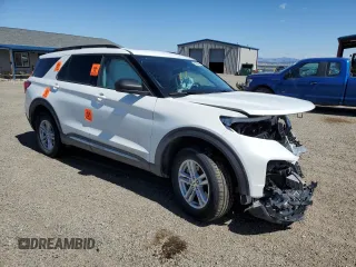 2024 Ford Explorer XLT with VIN 1FMSK8DH8RGA30655, listed as a Copart auction lot 53909485 with 0 mi miles and Salvage Title. Bid and sale history available at carsss.com. Image 4.