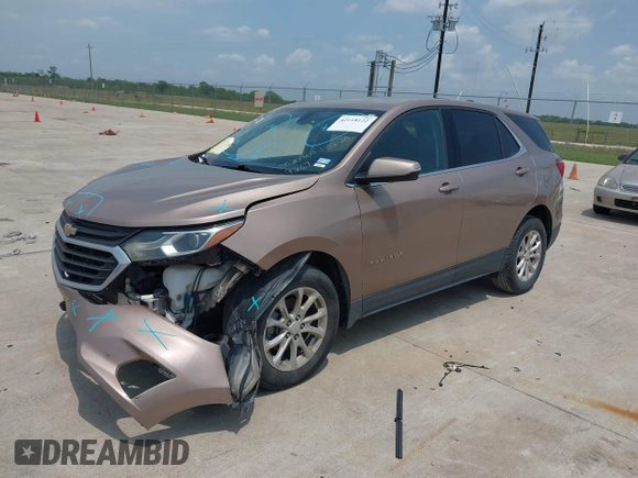 2019 Chevrolet Equinox LT with VIN 2GNAXUEV9K6169267, listed as a IAAI auction lot 42118122 with 106,209 mi miles and . Bid and sale history available at DreamBid. Image 2.