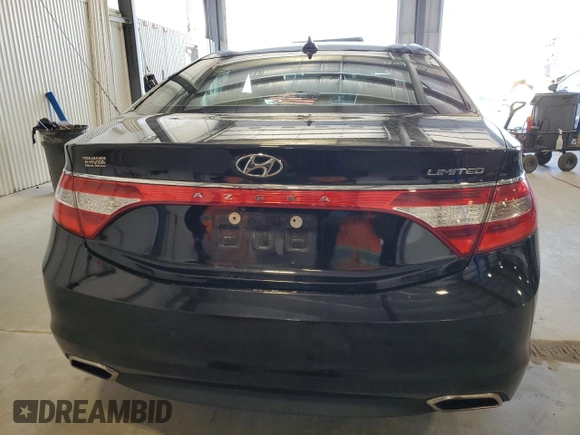 2017 Hyundai Azera Limited with VIN KMHFH4JG6HA590051, listed as a Copart auction lot 53734085 with 101,466 mi miles and Salvage Title. Bid and sale history available at carsss.com. Image 6.