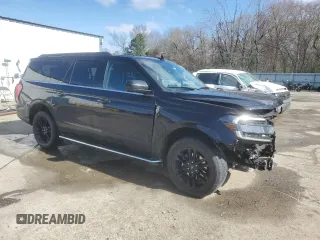 2022 Ford Expedition Max XLT z VIN 1FMJK1HT9NEA55121, wystawiony jako Copart lot #45665095 z przebiegiem 42 088 mil mil oraz Szkoda całkowita • Salvage title. Historia ofert i sprzedaży dostępna na DreamBid. Obrazek 4.