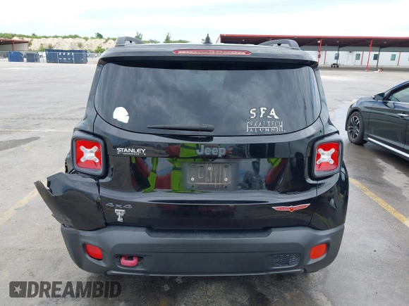 2016 Jeep Renegade Trailhawk with VIN ZACCJBCT2GPD27483, listed as a IAAI auction lot 42818326 with 123,039 mi miles and . Bid and sale history available at DreamBid. Image 16.