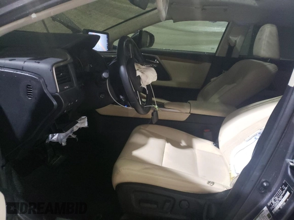 2022 Lexus RX 450h with VIN 2T2HGMDAXNC072616, listed as a Copart auction lot 46814365 with 89,433 mi miles and Non repairable. Bid and sale history available at DreamBid. Image 7.
