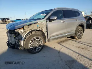 2023 Hyundai Santa Fe Hybrid Limited with VIN 5NMS5DA18PH012481, listed as a Copart auction lot 47810125 with 16,893 mi miles and Salvage Title. Bid and sale history available at carsss.com. Image 1.