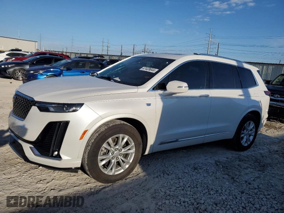 2021 Cadillac XT6 Luxury with VIN 1GYKPAR4XMZ198257, listed as a Copart auction lot 47433644 with 61,432 mi miles. Bid and sale history available at carsss.com. Image 1.