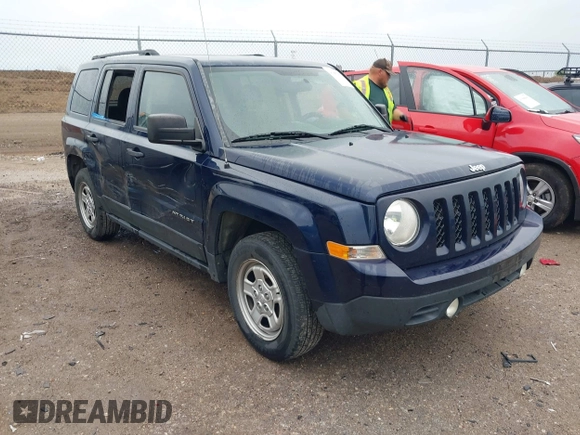 2015 Jeep Patriot Altitude Edition with VIN 1C4NJPBA3FD429099, listed as a IAAI auction lot 41902157 with 113,728 mi miles. Bid and sale history available at carsss.com. Image 1.