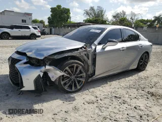 2022 Lexus IS 350 F Sport z VIN JTHGZ1B26N5049981, wystawiony jako Copart lot #57128775 z przebiegiem 41 516 mil mil oraz Szkoda całkowita • Salvage title. Historia ofert i sprzedaży dostępna na DreamBid. Obrazek 1.