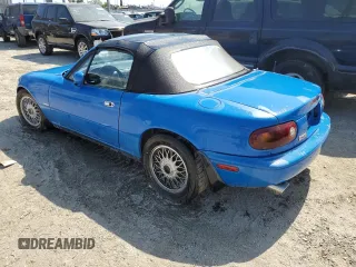 1991 Mazda MX-5 Miata Special Edition z VIN JM1NA3510M1218378, wystawiony jako Copart lot #57149615 z przebiegiem 147 632 mil mil oraz Czysty tytuł • Clean title. Historia ofert i sprzedaży dostępna na DreamBid. Obrazek 2.