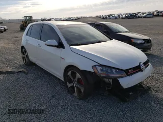 2015 Volkswagen Golf GTI Autobahn w/Performance Pkg with VIN 3VW447AU5FM056177, listed as a Copart auction lot 42242223 with 79,551 mi miles. Bid and sale history available at carsss.com. Image 4.