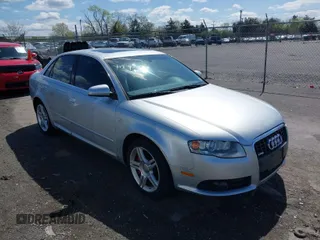 2008 Audi A4 2.0T with VIN WAUDF78E78A016997, listed as a IAAI auction lot 41995375 with 133,805 mi miles. Bid and sale history available at carsss.com. Image 1.