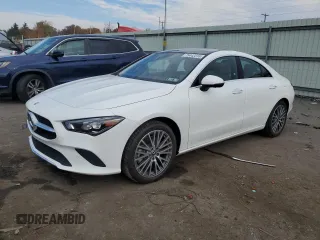 2022 Mercedes-Benz CLA 250 with VIN W1K5J4HB5NN300911, listed as a Copart auction lot 75442233 with 3,595 mi miles and . Bid and sale history available at DreamBid. Image 1.