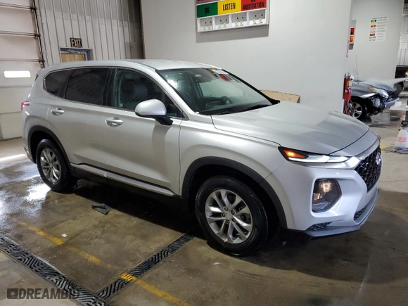 2019 Hyundai Santa Fe SE with VIN 5NMS2CAD6KH001484, listed as a Copart auction lot 52352875 with 57,173 mi miles and Salvage Title. Bid and sale history available at carsss.com. Image 4.