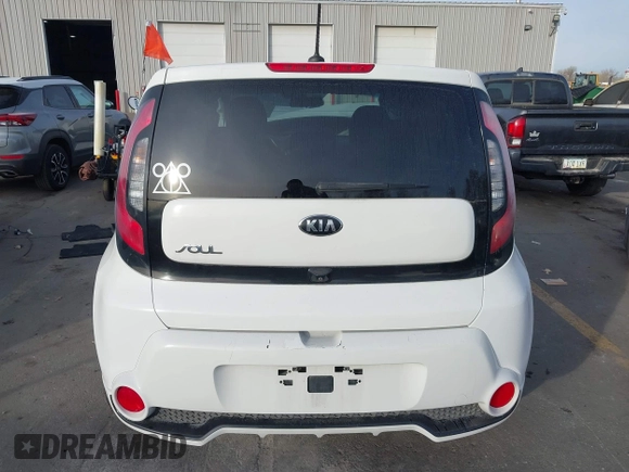 2016 Kia Soul + with VIN KNDJP3A56G7385318, listed as a IAAI auction lot 41067795 with 44,515 mi miles and . Bid and sale history available at DreamBid. Image 16.