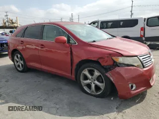2009 Toyota Venza with VIN 4T3ZK11A89U005955, listed as a Copart auction lot 53910845 with 124,866 mi miles and Salvage Title. Bid and sale history available at carsss.com. Image 4.