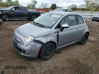 2015 FIAT 500 Pop with VIN 3C3CFFAR9FT541883, listed as a Copart auction lot 55411125 with 86,583 mi miles and Salvage title. Bid and sale history available at DreamBid. Image 1.